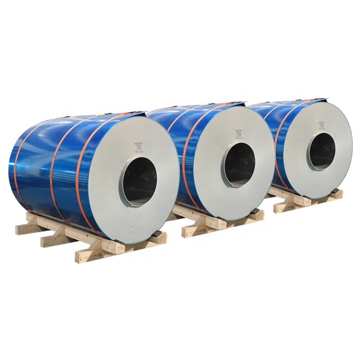 200-1500mm لفائف الالومنيوم الملون طول حسب الطلب من جانب واحد / مزدوج