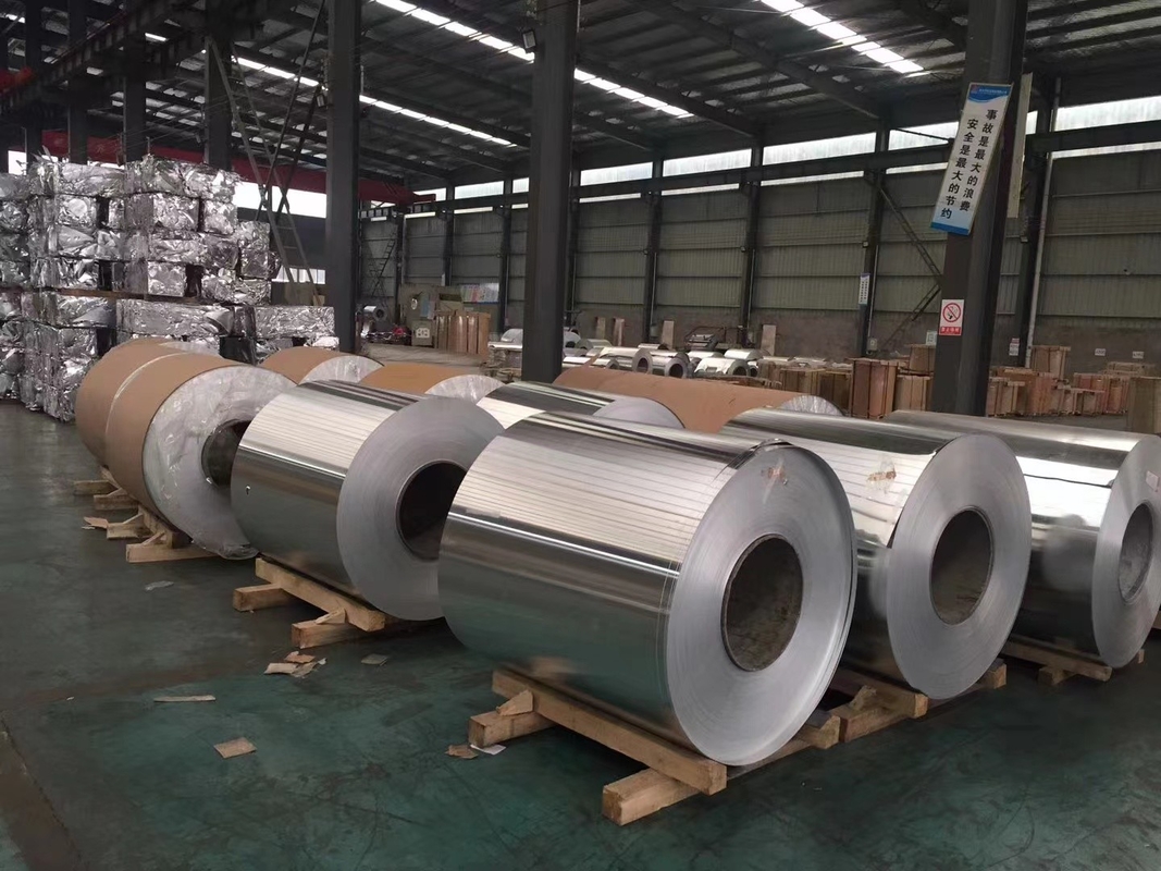 معرف 508mm / 610mm لفائف الالومنيوم الملون مع 2/1 هيكل طلاء