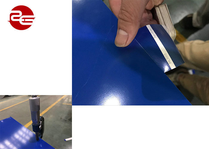اللون الأزرق Prepaint الزنك المغلفة PPGI PPGL الصلب لفائف DX51D الصف